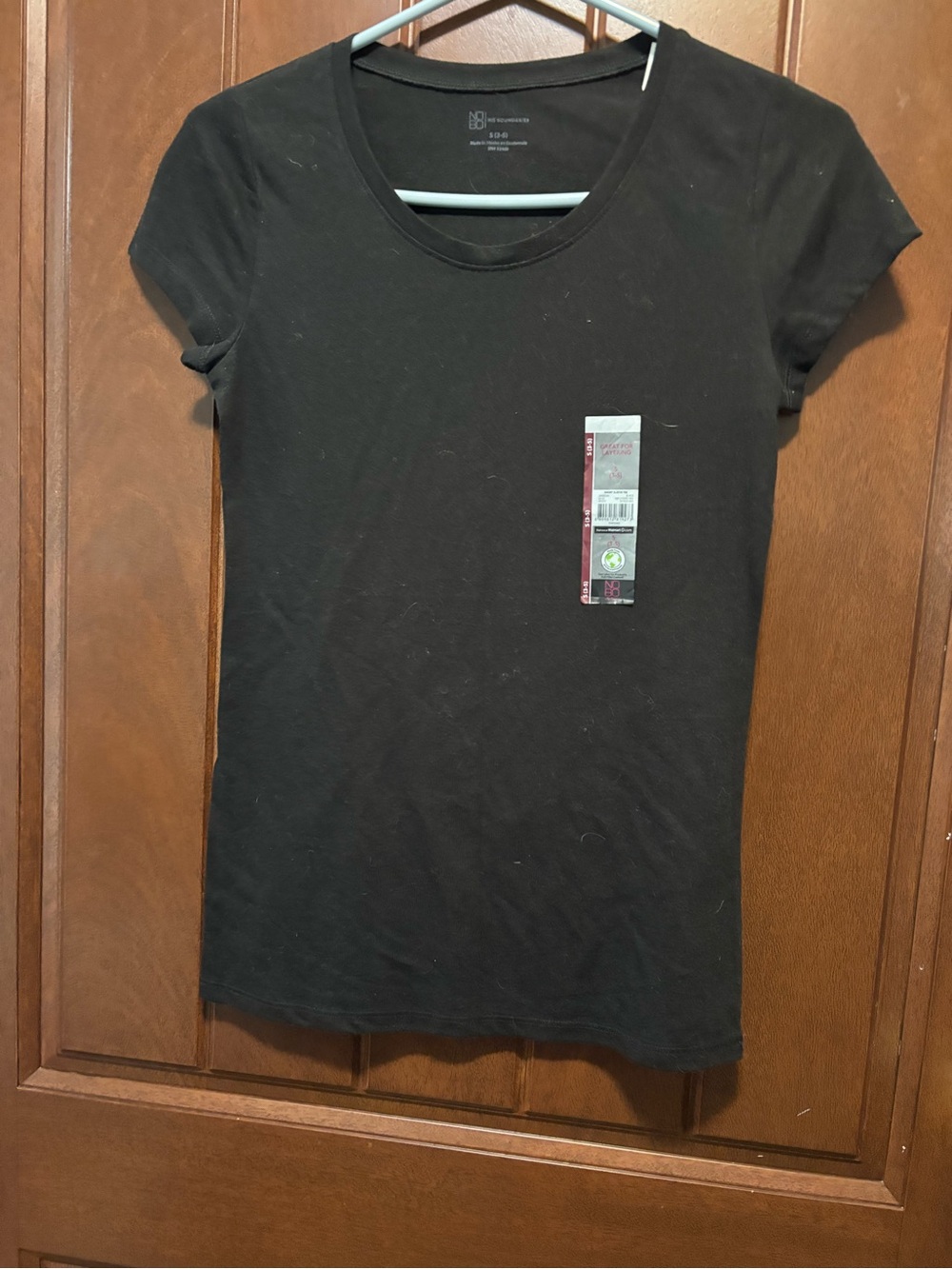 No Boundaries Black Short-Sleeve Crewneck Tee